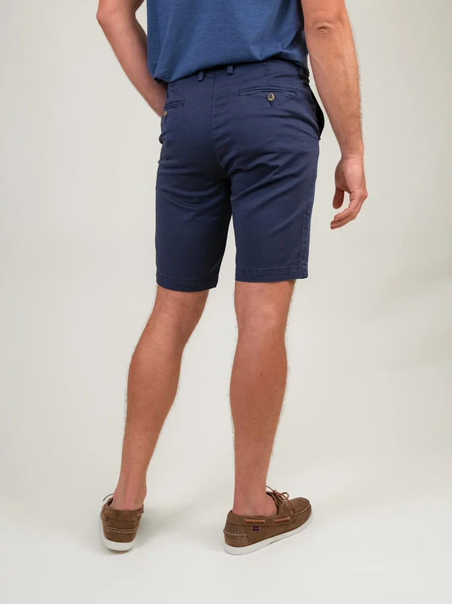 BERMUDA DENIM CON TASCHE A FILO - immagine 4