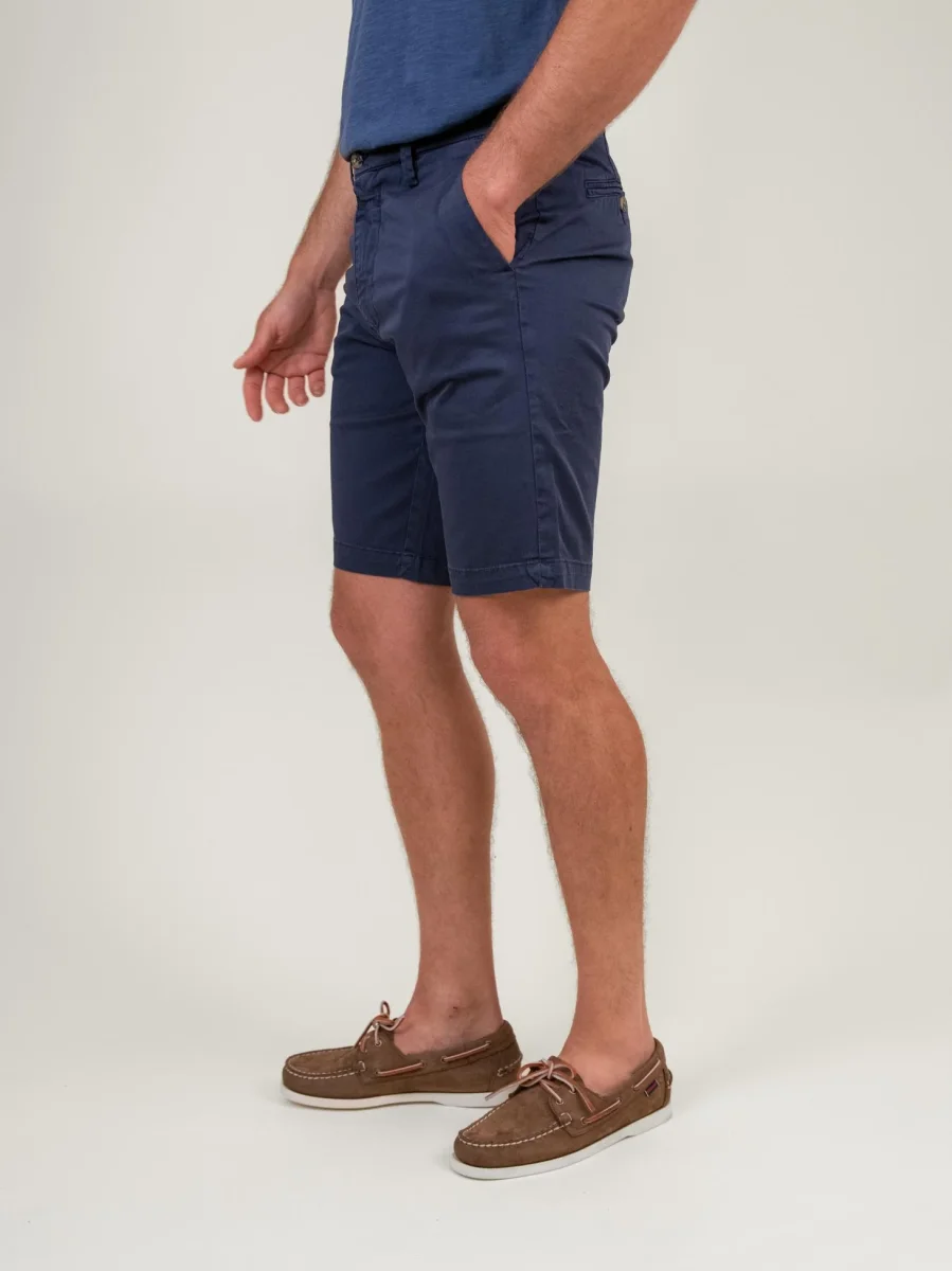 BERMUDA DENIM CON TASCHE A FILO - immagine 3