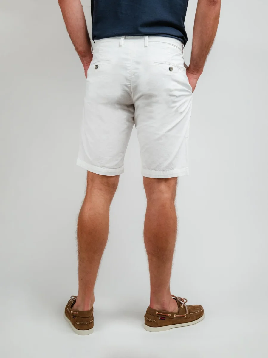 BERMUDA IN COTONE BIANCHI - immagine 4