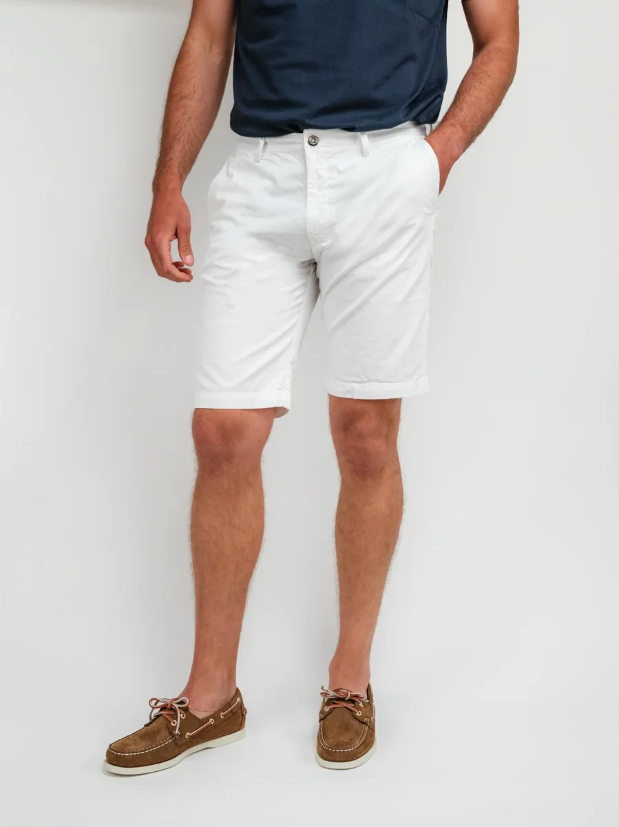 BERMUDA IN COTONE BIANCHI