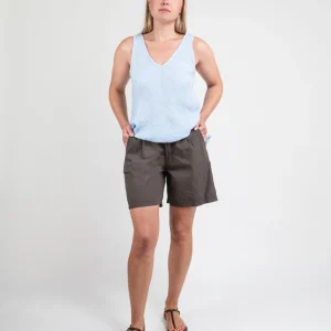 BERMUDA IN COTONE MARRONE