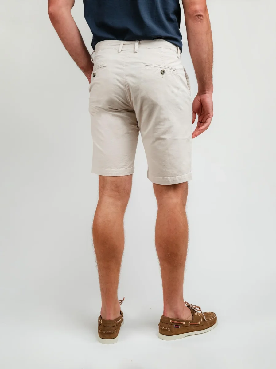 BERMUDA IN COTONE SABBIA - immagine 6