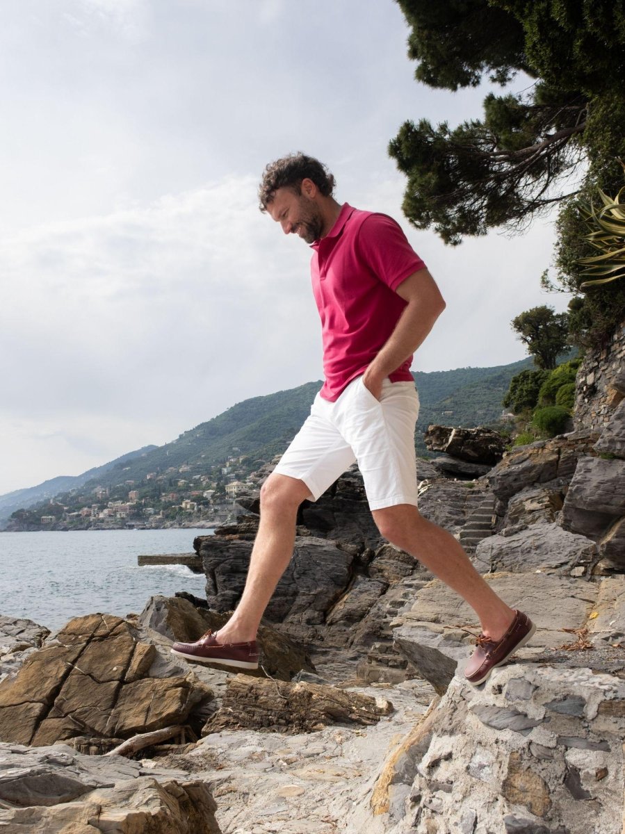 BERMUDA IN COTONE SABBIA - immagine 7