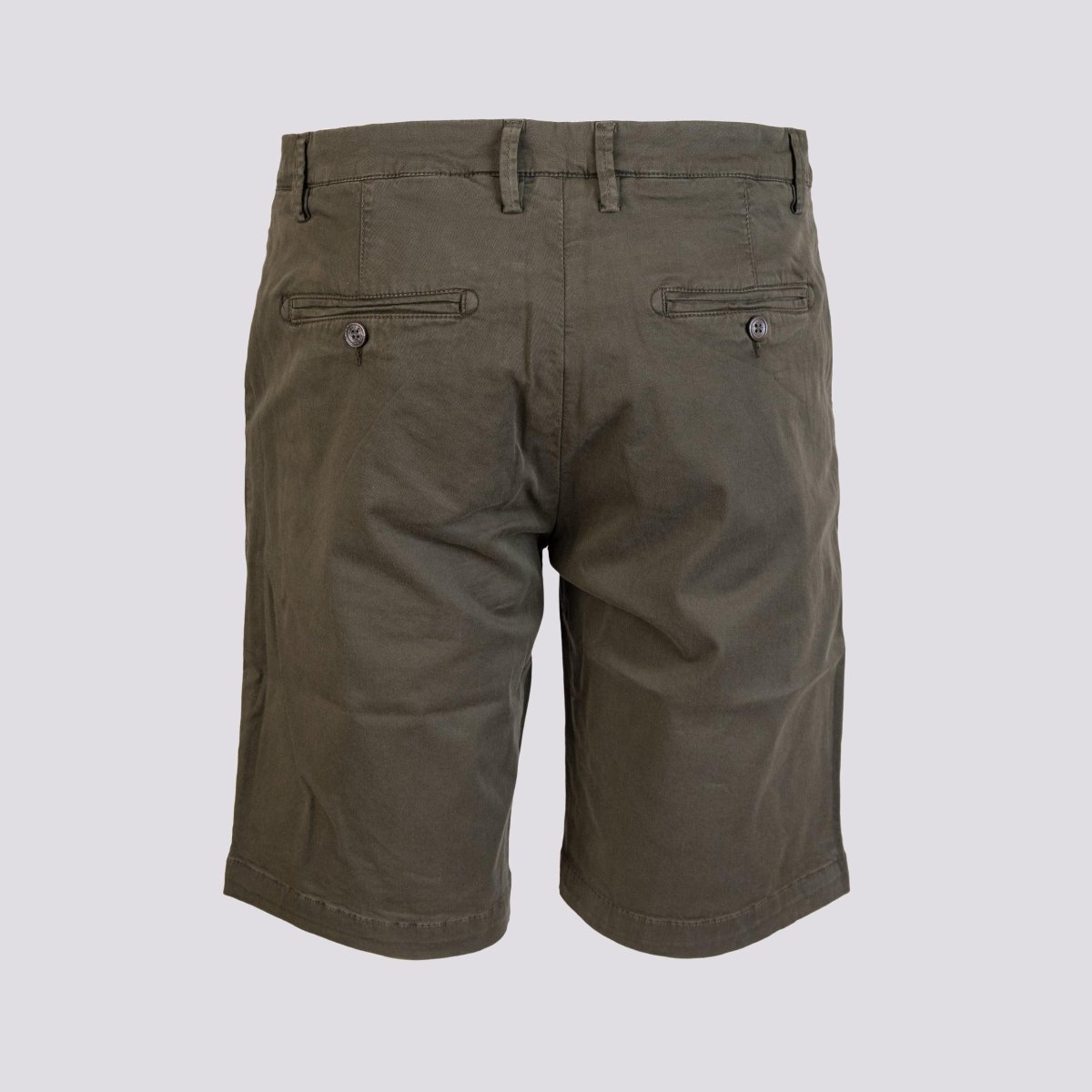 BERMUDA IN COTONE TINTA UNITA - immagine 3