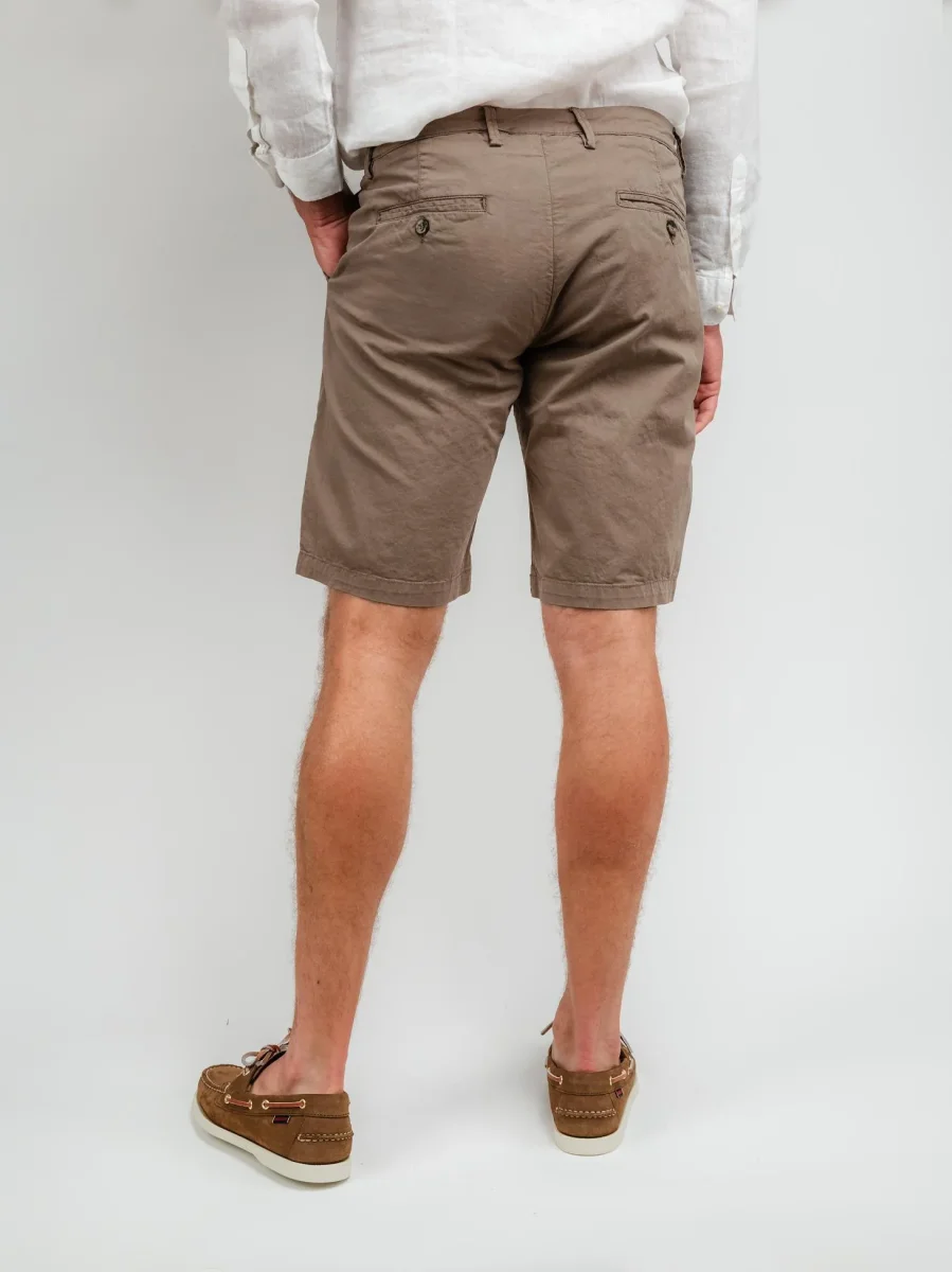 BERMUDA IN COTONE VERDE SALVIA - immagine 4