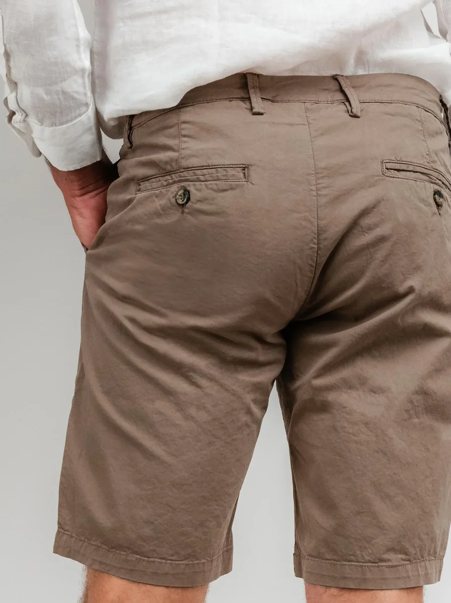 BERMUDA IN COTONE VERDE SALVIA - immagine 5