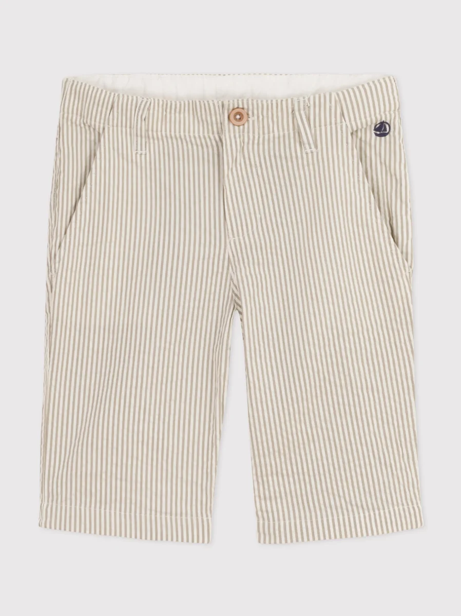 BERMUDA IN SEERSUCKER BAMBINO