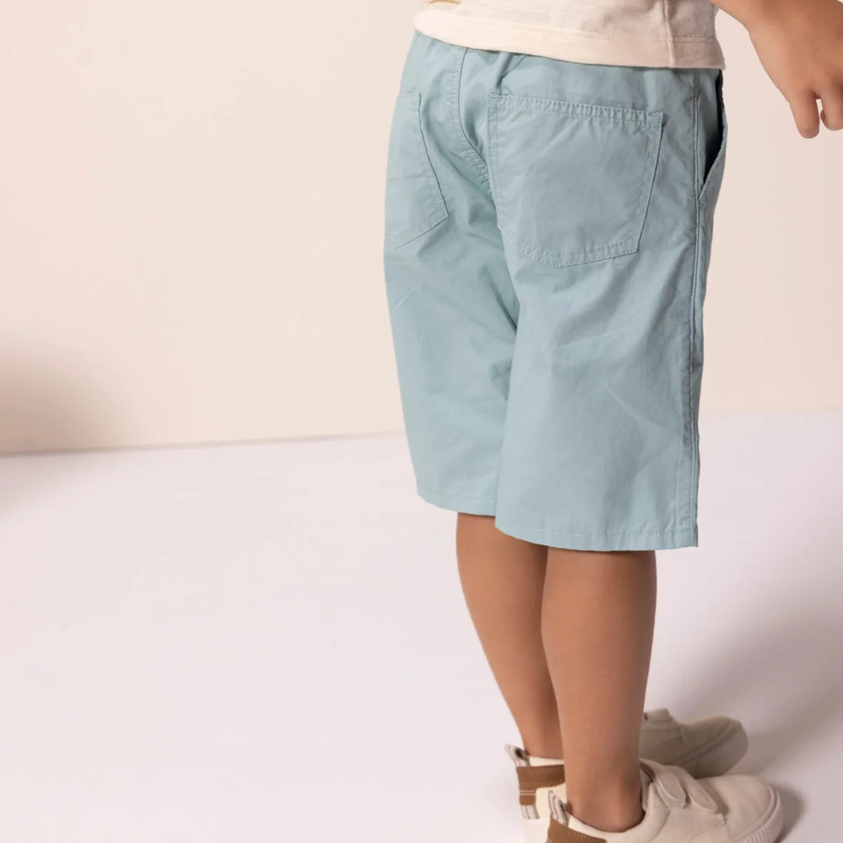 BERMUDA IN SERGE DI COTONE BAMBINO - immagine 3