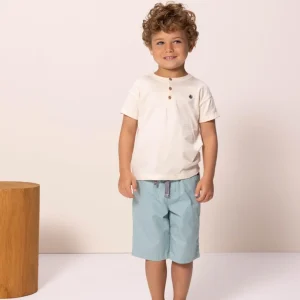 BERMUDA IN SERGE DI COTONE BAMBINO