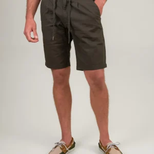 BERMUDA in lino e COTONE VERDONE