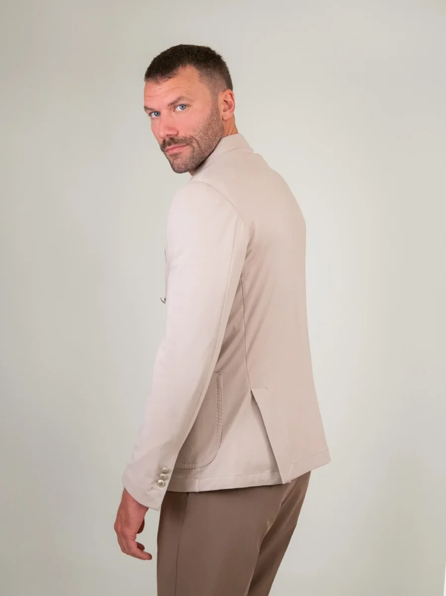 BLAZER DOPPIOPETTO BEIGE - immagine 3
