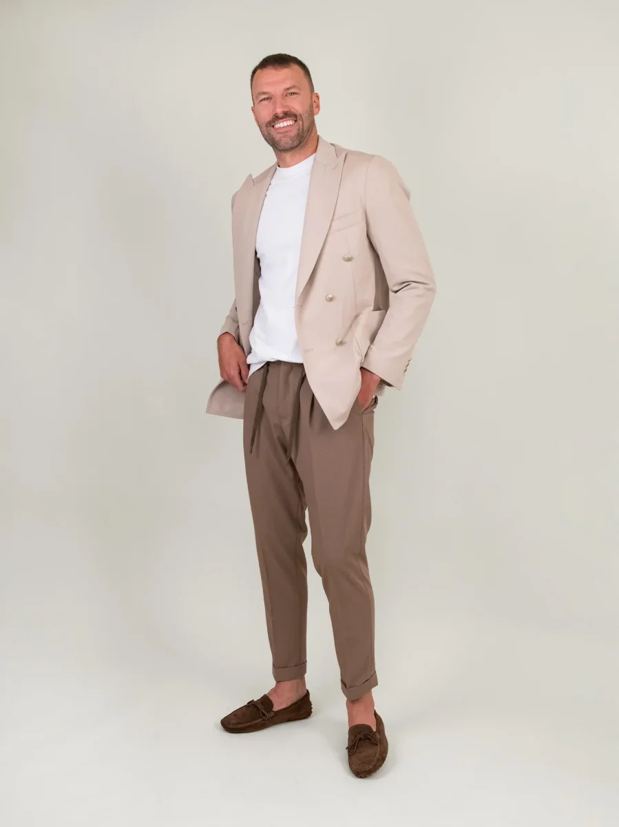 BLAZER DOPPIOPETTO BEIGE - immagine 6
