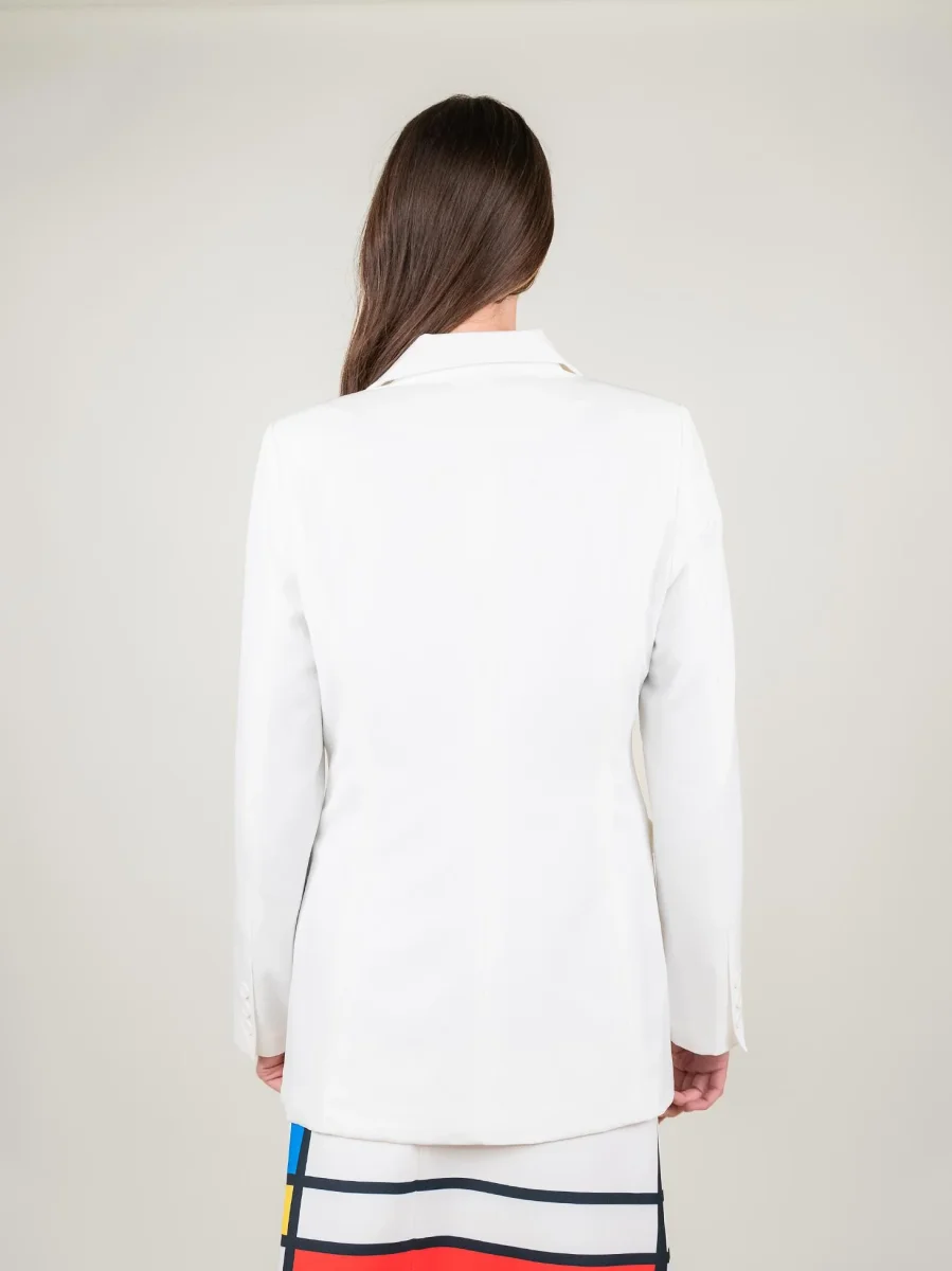 BLAZER DOPPIOPETTO BIANCO - immagine 4