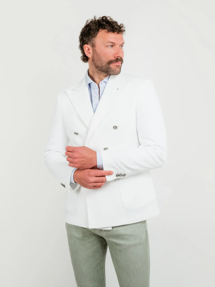 BLAZER DOPPIOPETTO BIANCO - immagine 3
