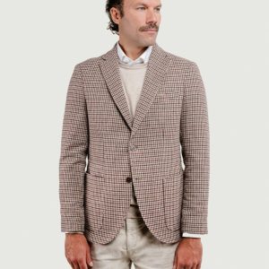 BLAZER MISTO LANA FANTASIA PIED DE POULE