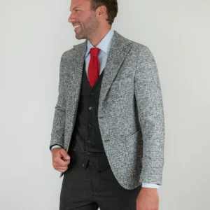 BLAZER MISTO LANA GALLES GRIGIO