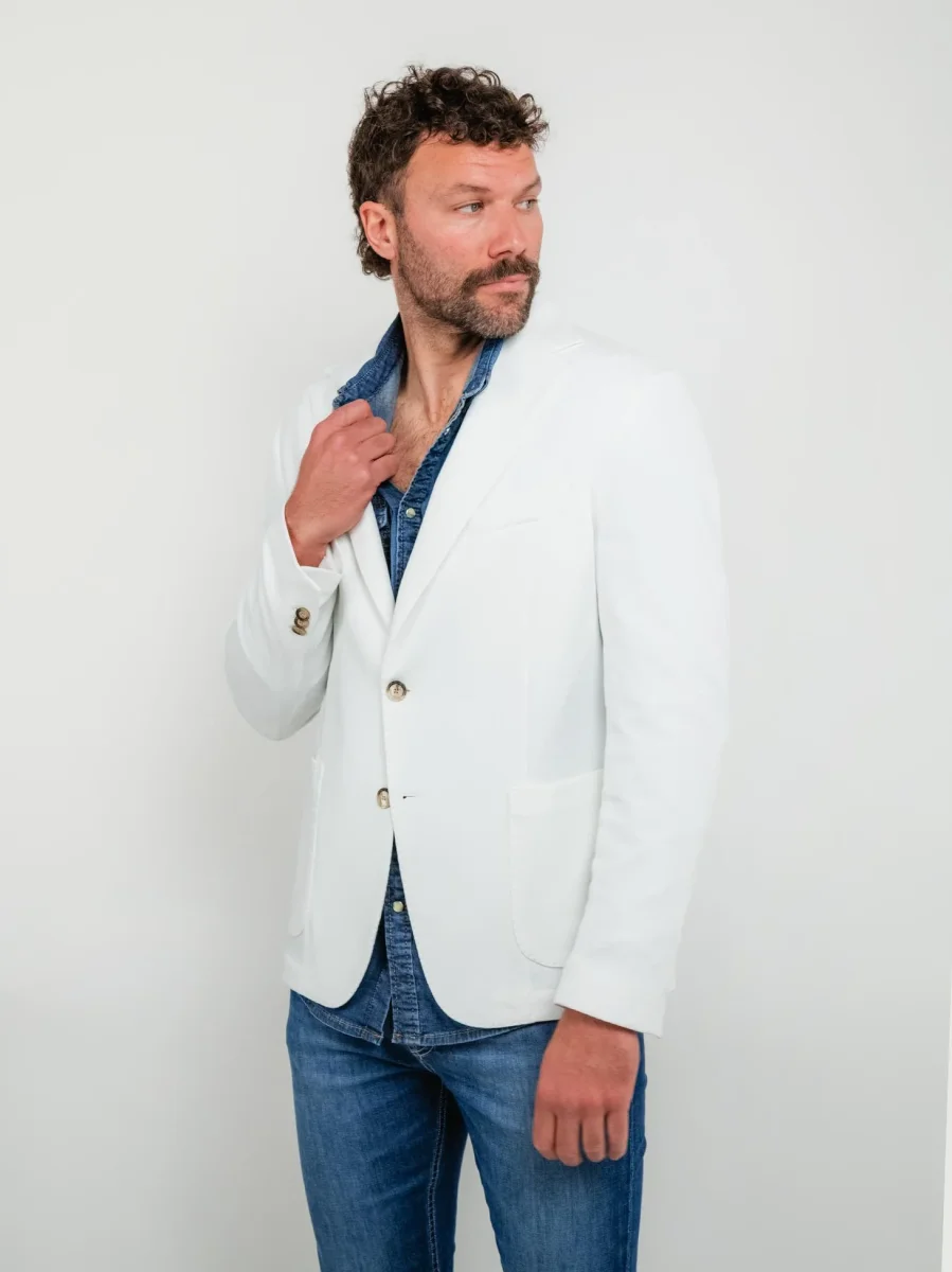 BLAZER MONOPETTO BIANCO - immagine 3