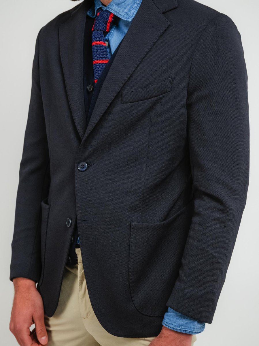 BLAZER MONOPETTO BLU NOTTE - immagine 6