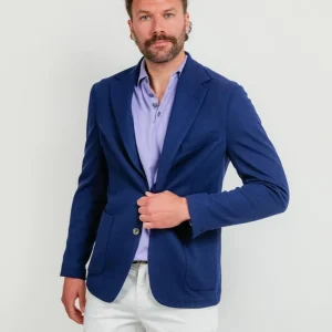 BLAZER MONOPETTO BLU REALE