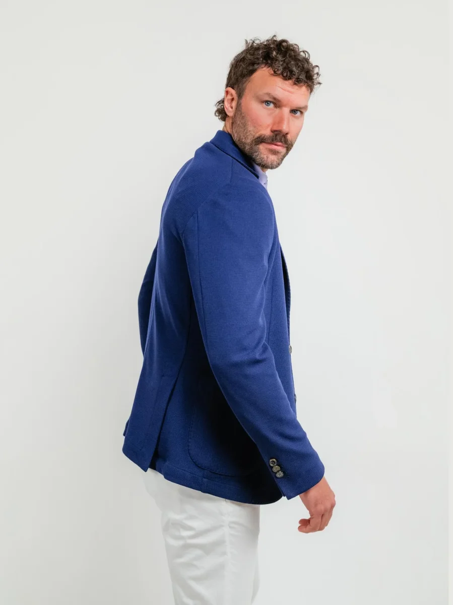 BLAZER MONOPETTO BLU REALE - immagine 3