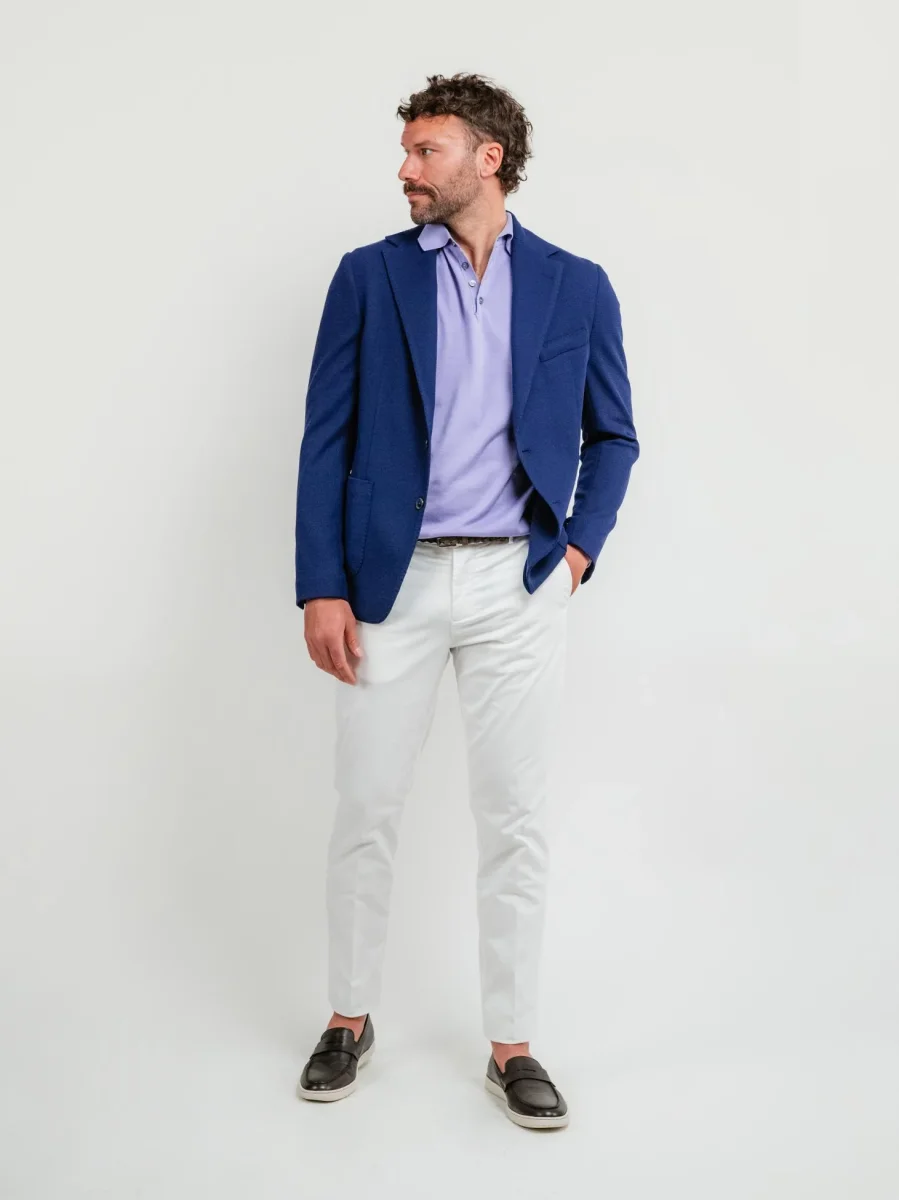 BLAZER MONOPETTO BLU REALE - immagine 5