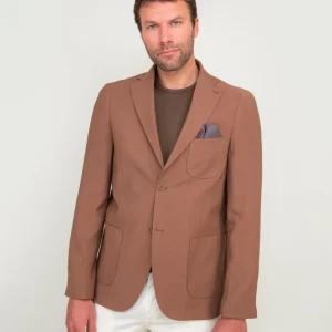 BLAZER MONOPETTO COLOR marrone