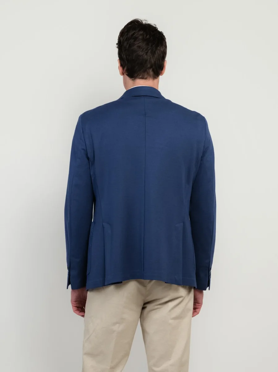 BLAZER MONOPETTO IN MAGLINA BLUETTE - immagine 4