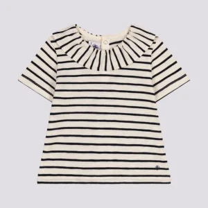 BLUSA BEBÈ A MANICHE CORTE IN JERSEY