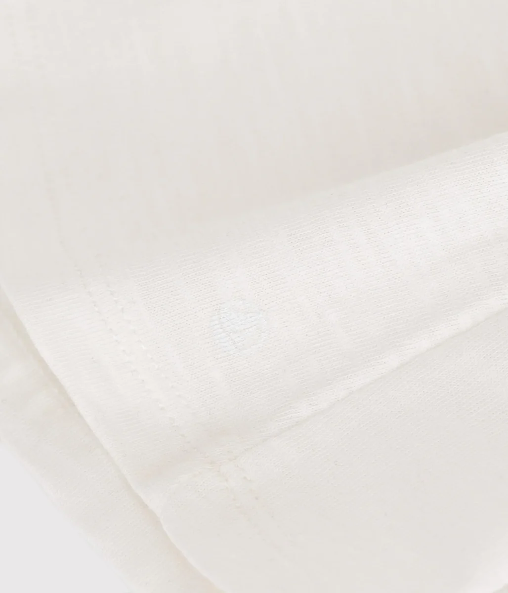 BLUSA BIANCA SENZA MANICHE IN COTONE PER BEBÈ - immagine 3