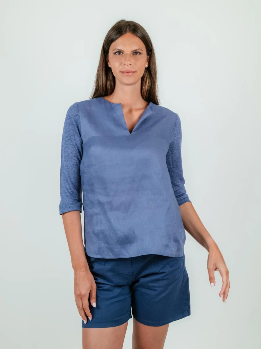 BLUSA IN LINO BLUETTE
