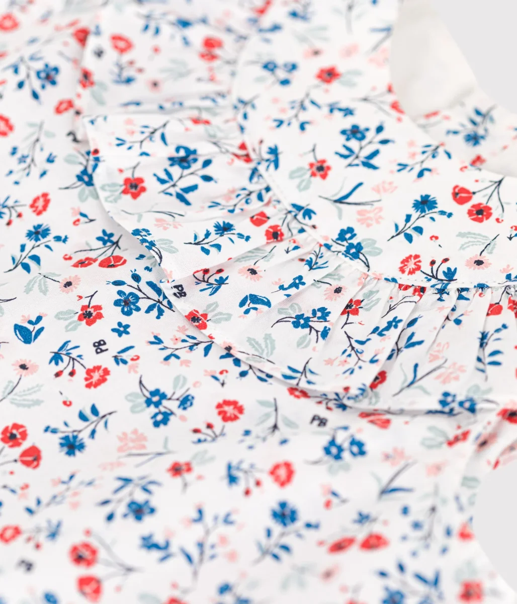 BLUSA SENZA MANICHE CON STAMPA A FIORI - immagine 4