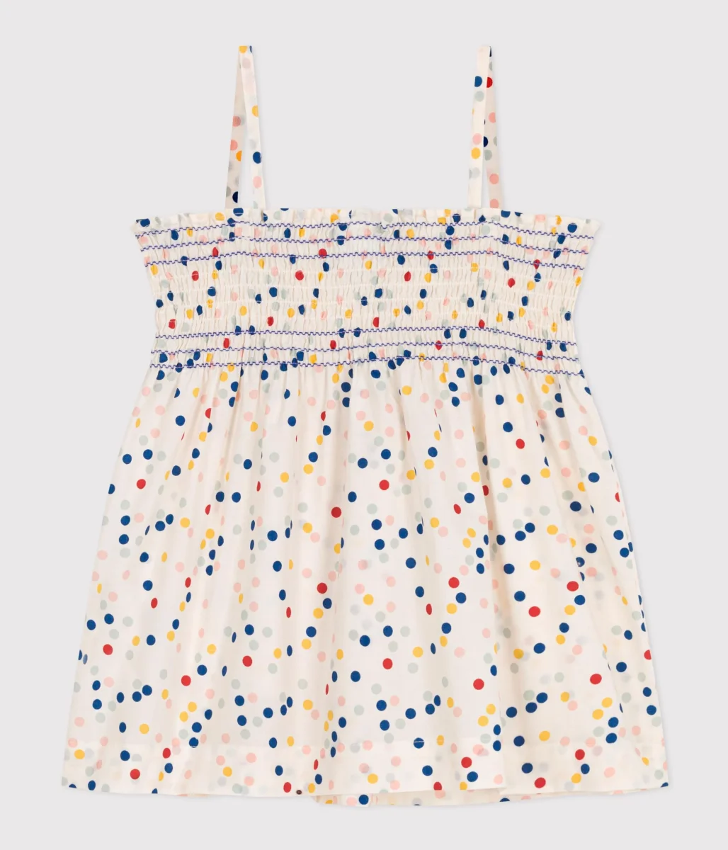 BLUSA SENZA MANICHE IN COTONE BAMBINA - immagine 7