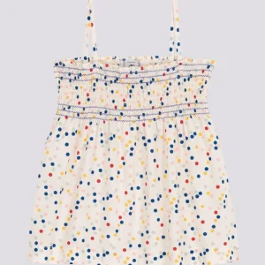 BLUSA SENZA MANICHE IN COTONE BAMBINA