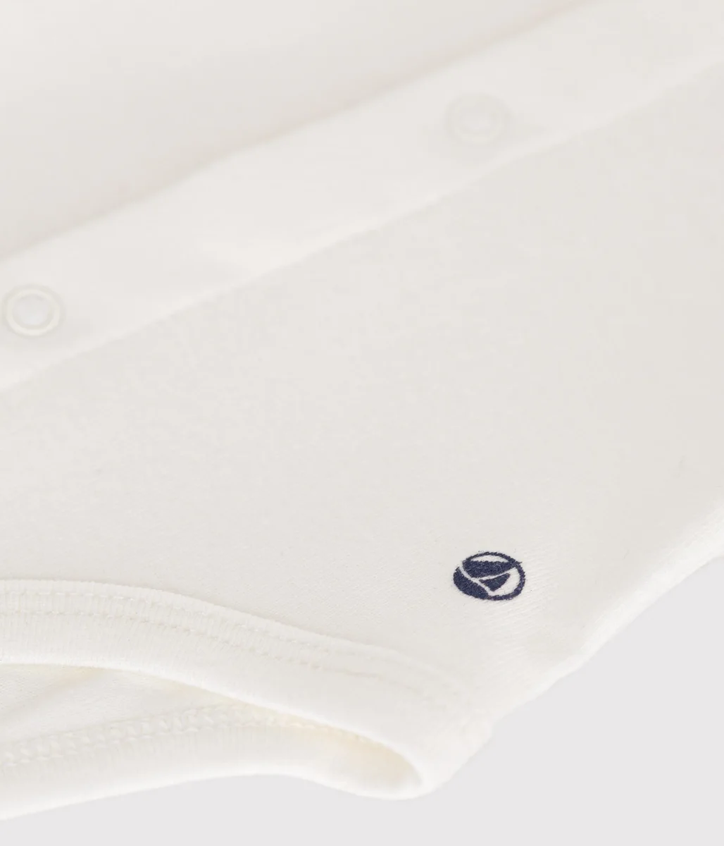 BODY A MANICA CORTA CON COLLETTO BEBÈ - immagine 4