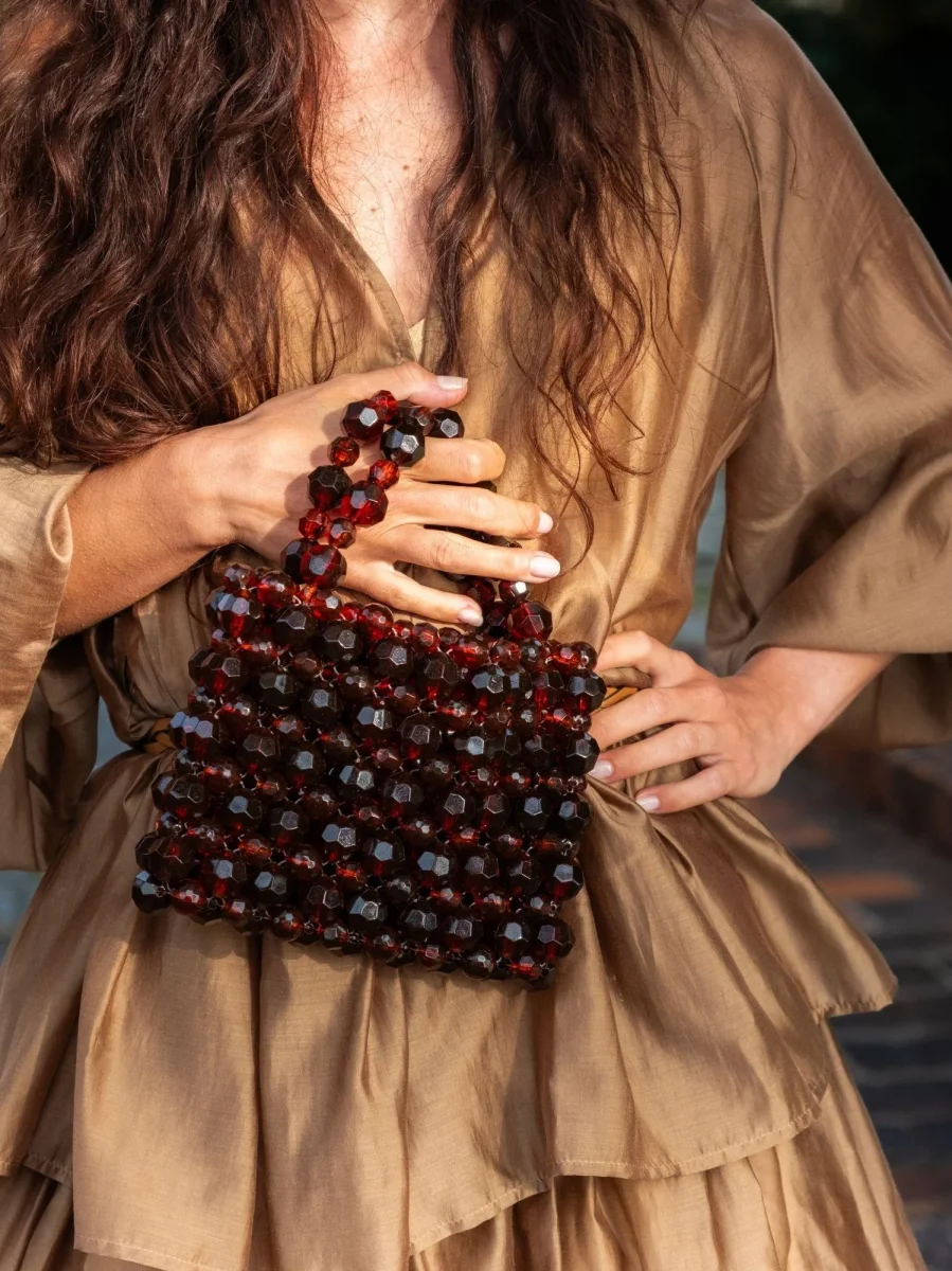 BORSA A MANO CINDERELLA AMBER - immagine 5