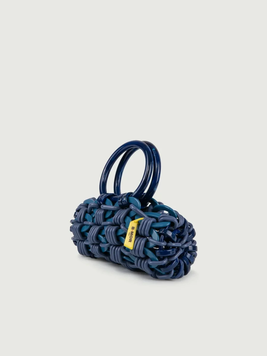 BORSA A MANO LOOP IN RESINA MULTICOLOR BLU - immagine 3