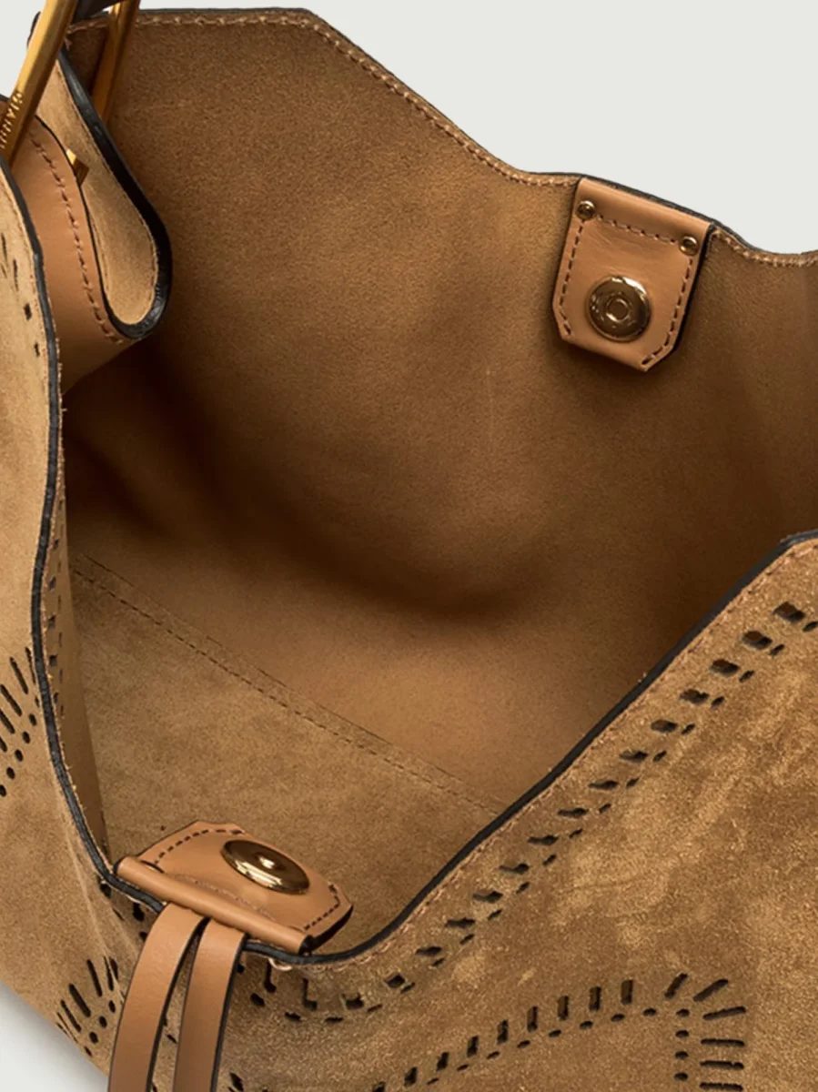 BORSA A SPALLA AURORA MAXI PEANUT BUTTER - immagine 4