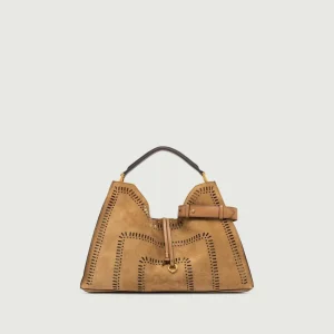 BORSA A SPALLA AURORA MAXI PEANUT BUTTER