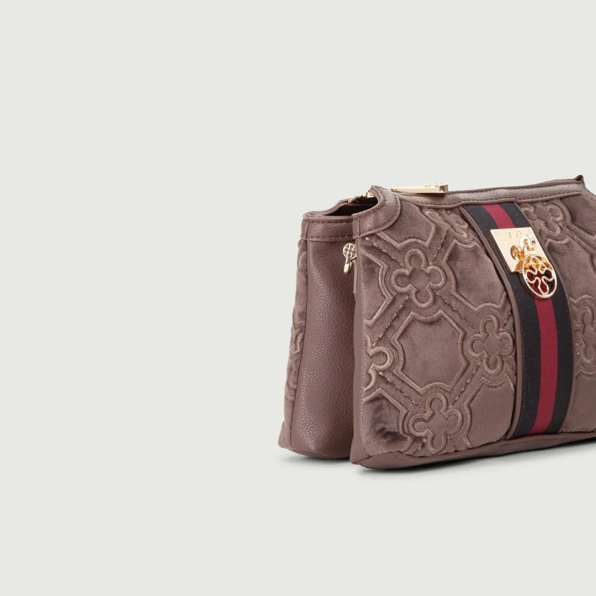 BORSA A SPALLA CATE TAUPE - immagine 4