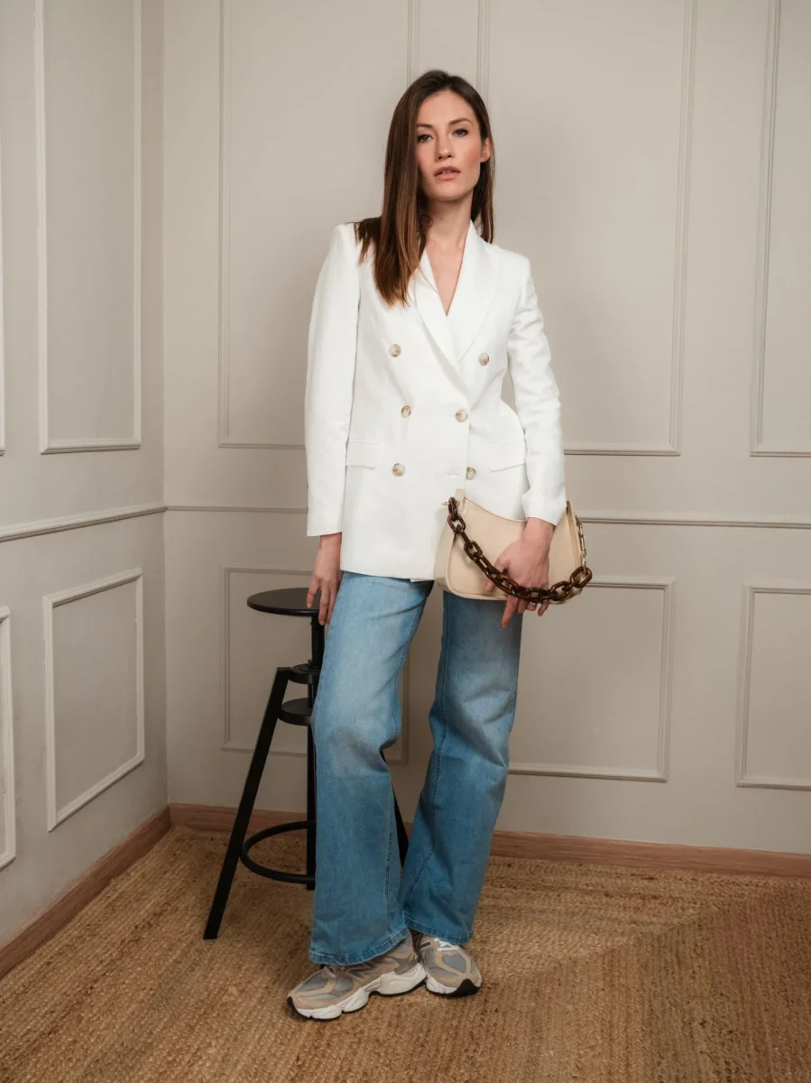 BORSA A SPALLA GLAMMY BEIGE IN PELLE VERNICE - immagine 6