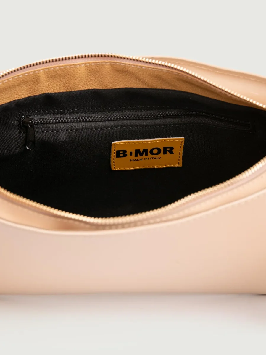 BORSA A SPALLA SEVENTY BEIGE IN VERNICE - immagine 5