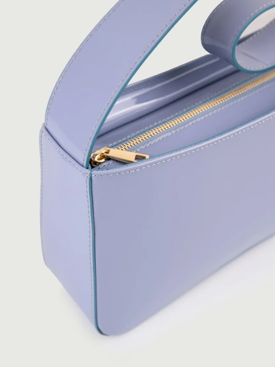 BORSA A SPALLA SEVENTY CARTA ZUCCHERO IN VERNICE - immagine 4