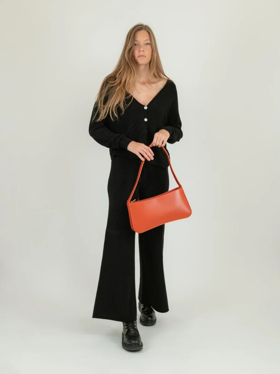 BORSA A SPALLA SEVENTY MATTONE - immagine 7