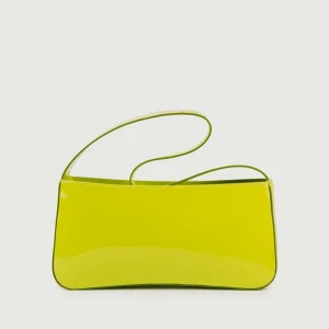 BORSA A SPALLA SEVENTY PISTACCHIO IN VERNICE