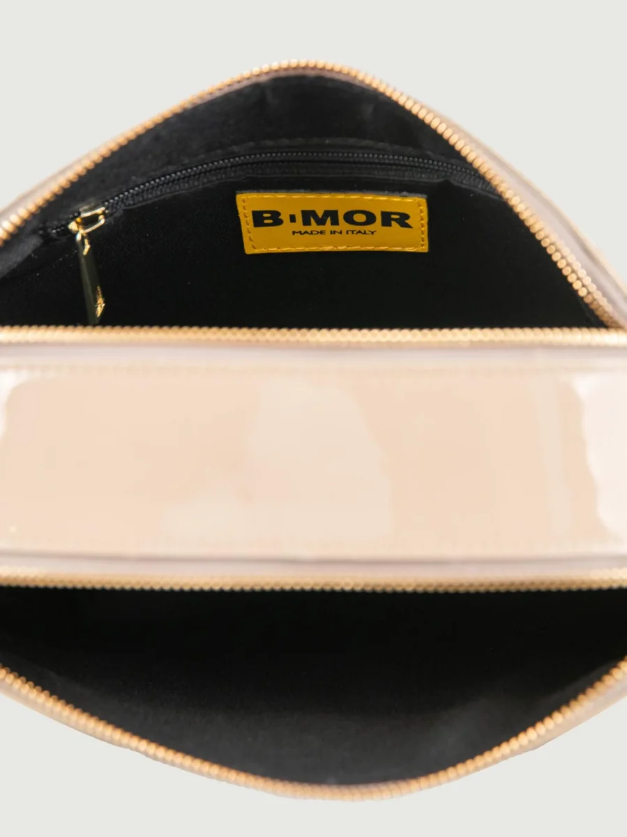 BORSA A TRACOLLA MAXI YOURS BEIGE IN PELLE VERNICE - immagine 5