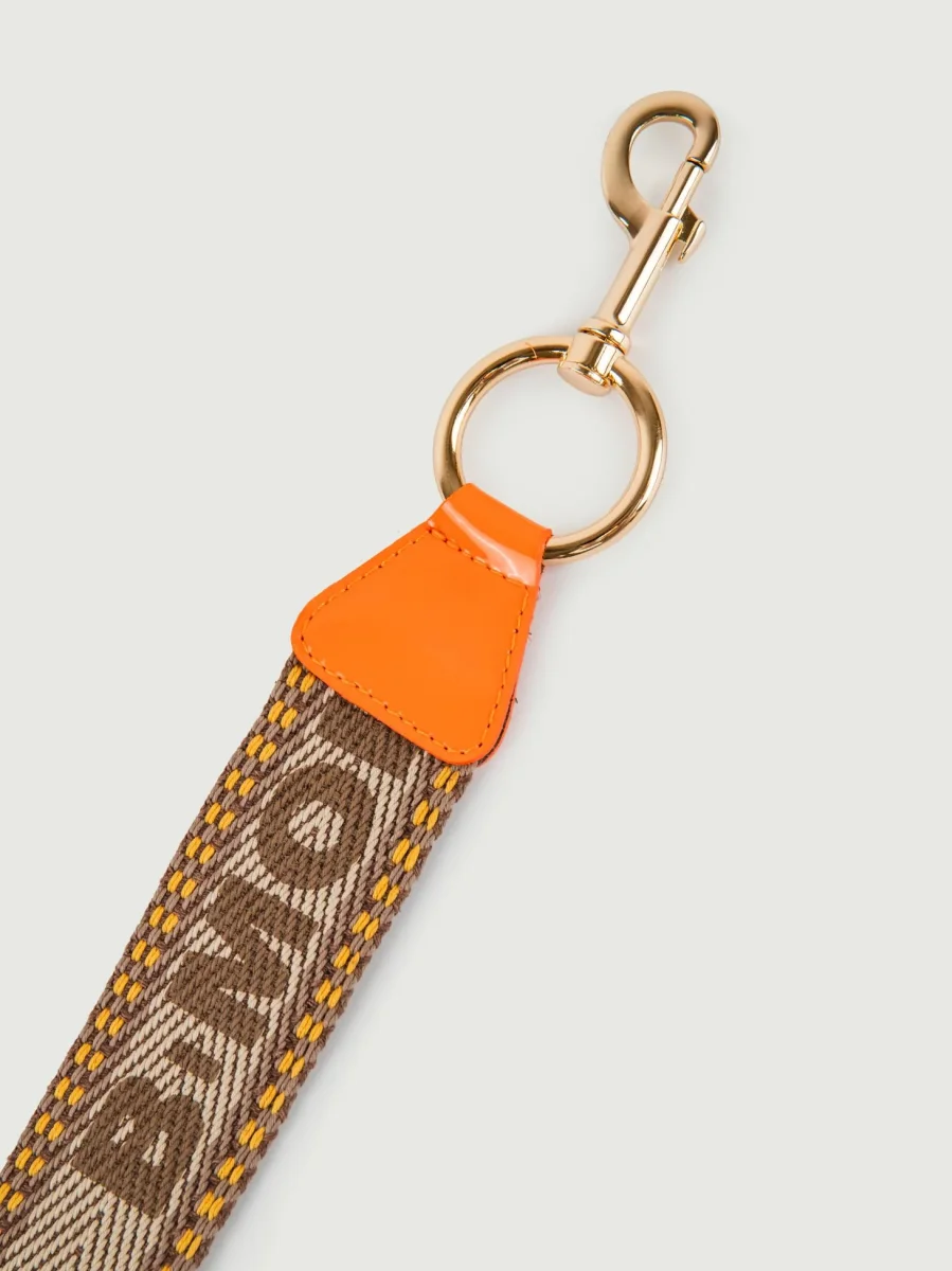 BORSA A TRACOLLA YOURS ARANCIONE IN PELLE VERNICE - immagine 5