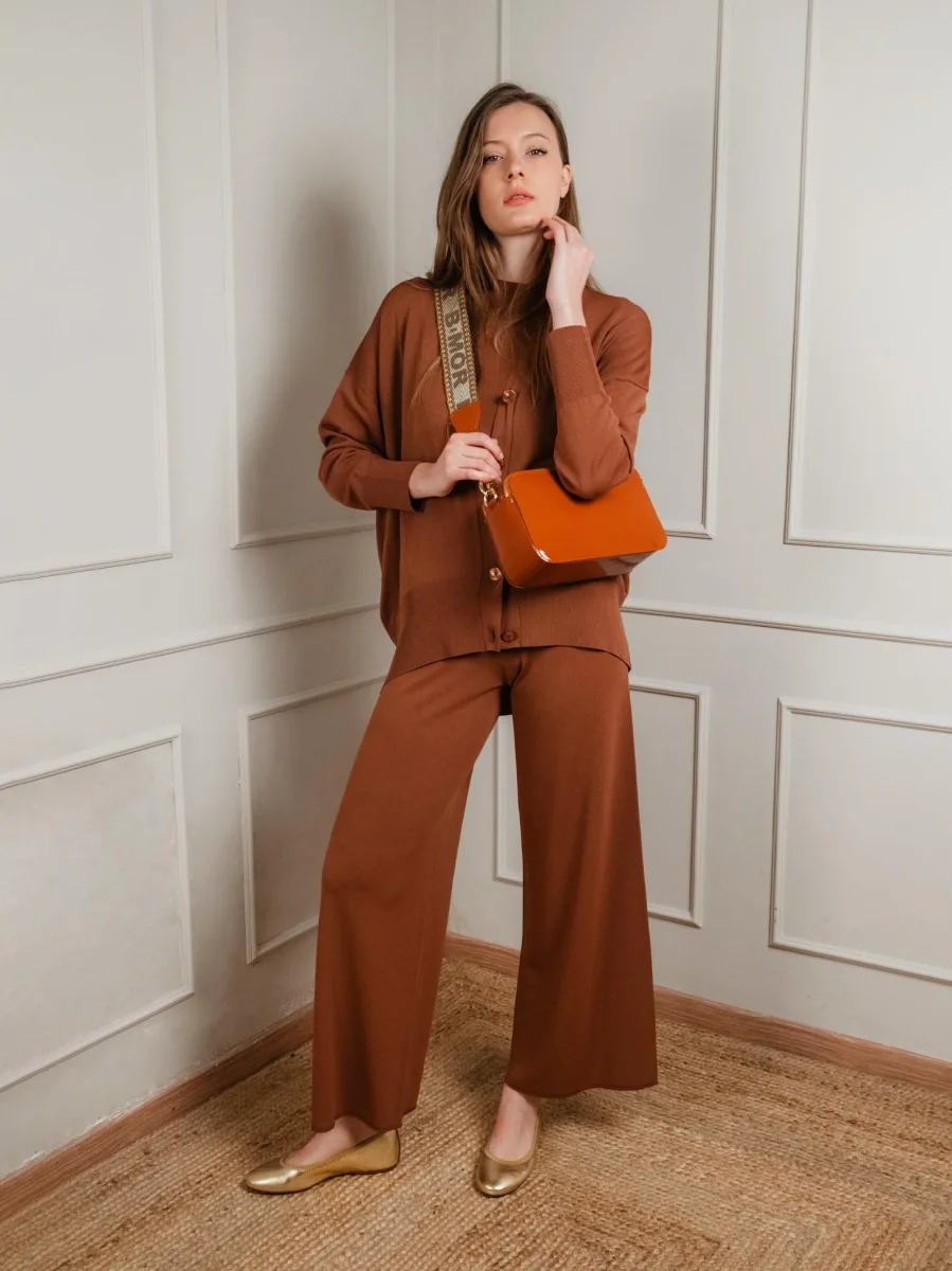 BORSA A TRACOLLA YOURS MATTONE IN PELLE VERNICE - immagine 7