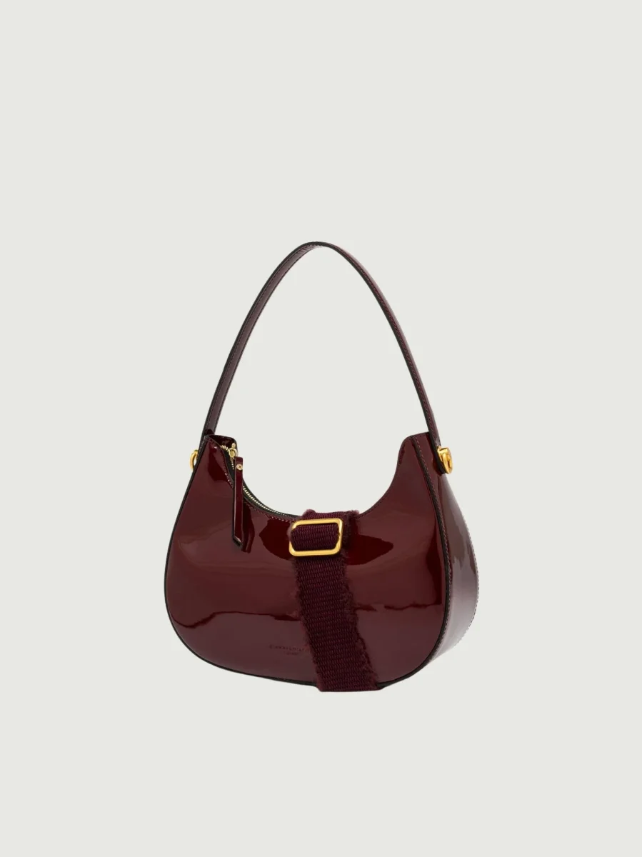 BORSA BLANCHE IN VERNICE WINE BERRY - immagine 4
