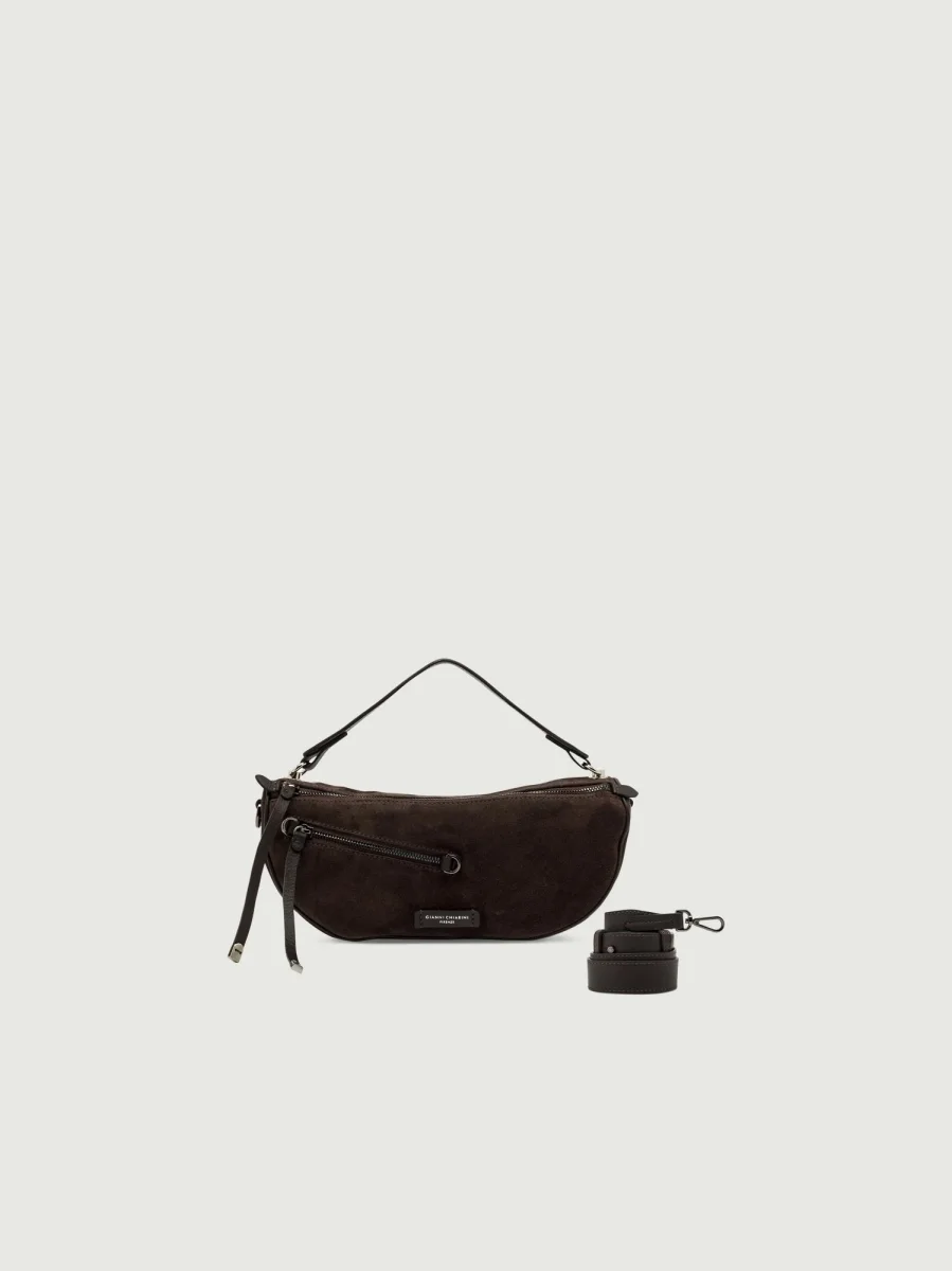 BORSA CINDY IN CAMOSCIO MOKA - immagine 3