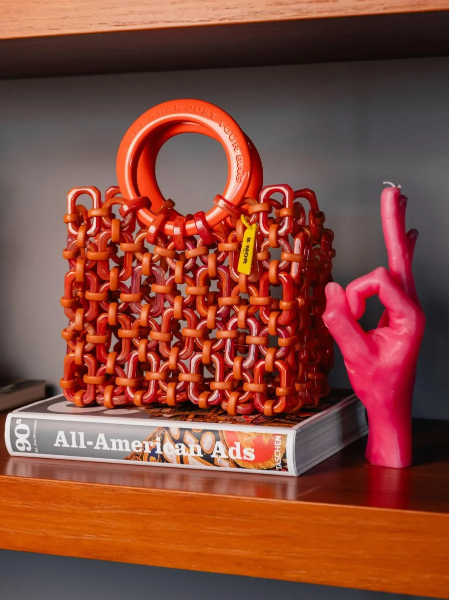 BORSA CON MANICI DOLL IN RESINA MULTICOLOR CORALLO - immagine 8